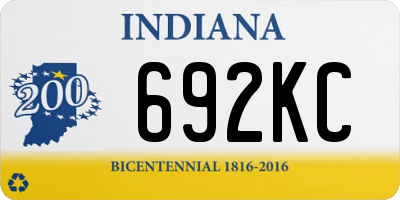 IN license plate 692KC