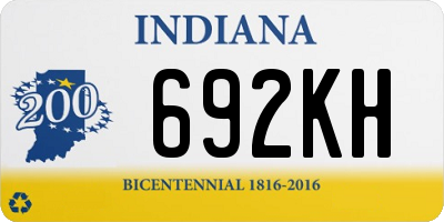 IN license plate 692KH