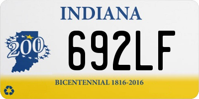 IN license plate 692LF