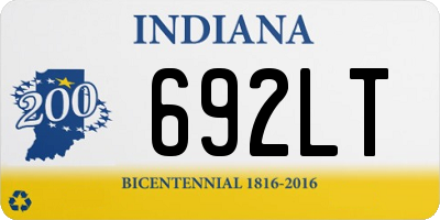 IN license plate 692LT