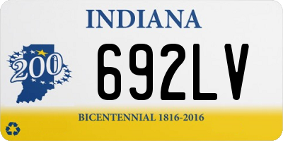 IN license plate 692LV