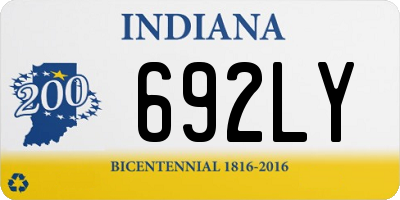 IN license plate 692LY