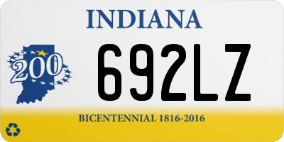 IN license plate 692LZ