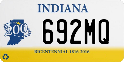 IN license plate 692MQ