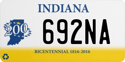 IN license plate 692NA