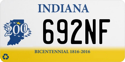 IN license plate 692NF
