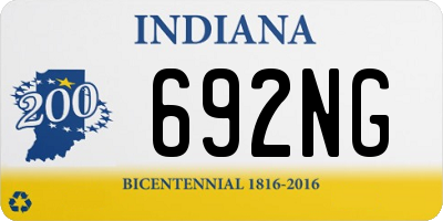 IN license plate 692NG