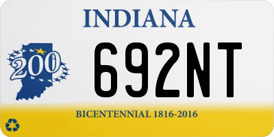 IN license plate 692NT