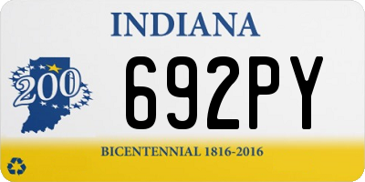 IN license plate 692PY