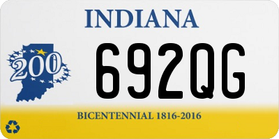 IN license plate 692QG