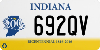IN license plate 692QV