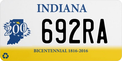 IN license plate 692RA