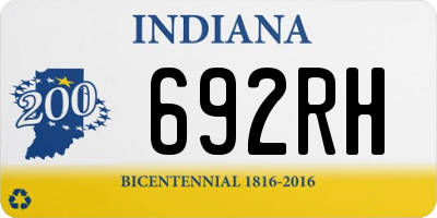 IN license plate 692RH