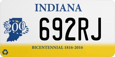 IN license plate 692RJ