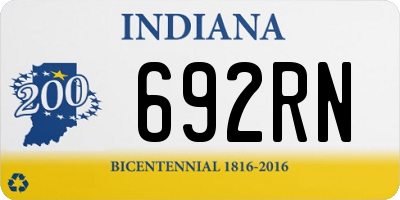 IN license plate 692RN