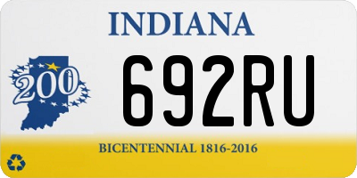 IN license plate 692RU