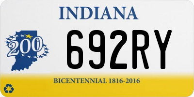 IN license plate 692RY
