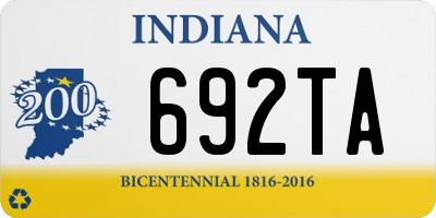 IN license plate 692TA