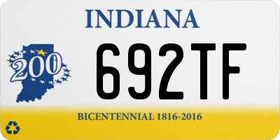 IN license plate 692TF