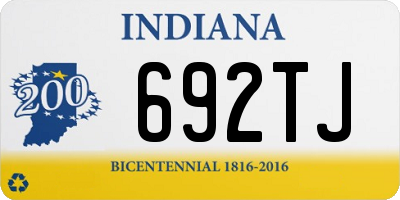 IN license plate 692TJ