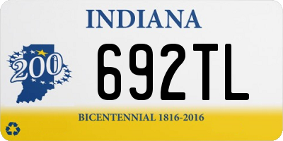 IN license plate 692TL