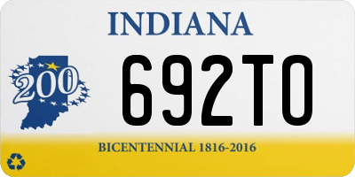 IN license plate 692TO