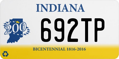 IN license plate 692TP