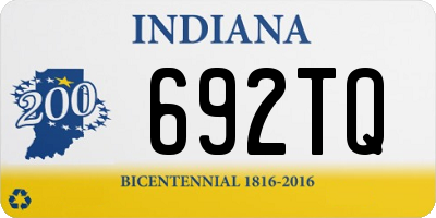 IN license plate 692TQ