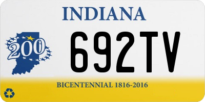 IN license plate 692TV