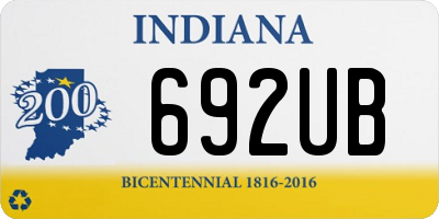 IN license plate 692UB