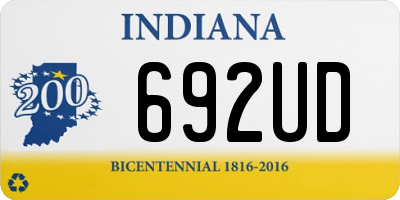 IN license plate 692UD
