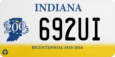 IN license plate 692UI