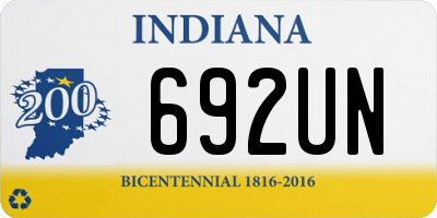 IN license plate 692UN