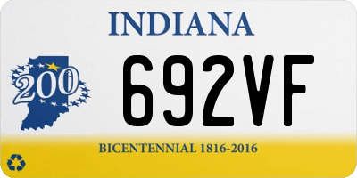 IN license plate 692VF