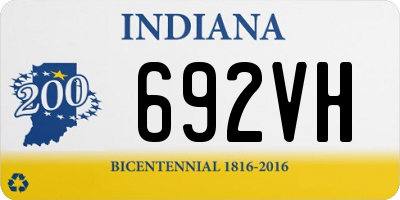 IN license plate 692VH