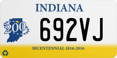 IN license plate 692VJ