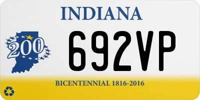 IN license plate 692VP