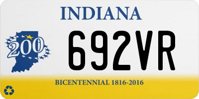 IN license plate 692VR