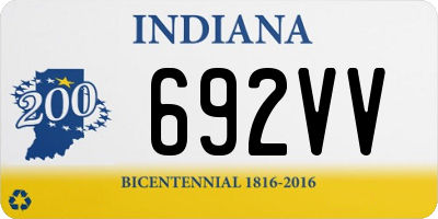 IN license plate 692VV