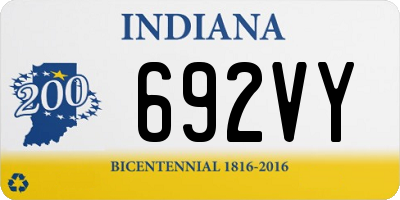 IN license plate 692VY