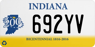 IN license plate 692YV