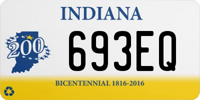 IN license plate 693EQ