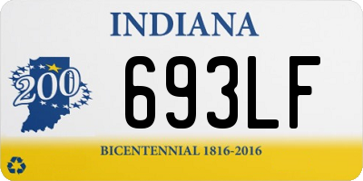 IN license plate 693LF