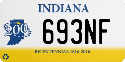 IN license plate 693NF