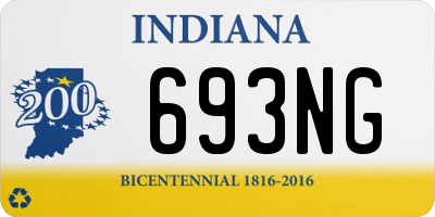 IN license plate 693NG