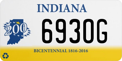 IN license plate 693OG