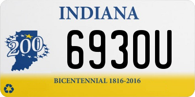 IN license plate 693OU