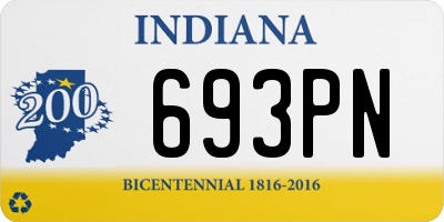 IN license plate 693PN
