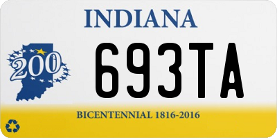 IN license plate 693TA