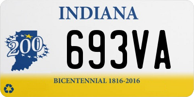 IN license plate 693VA